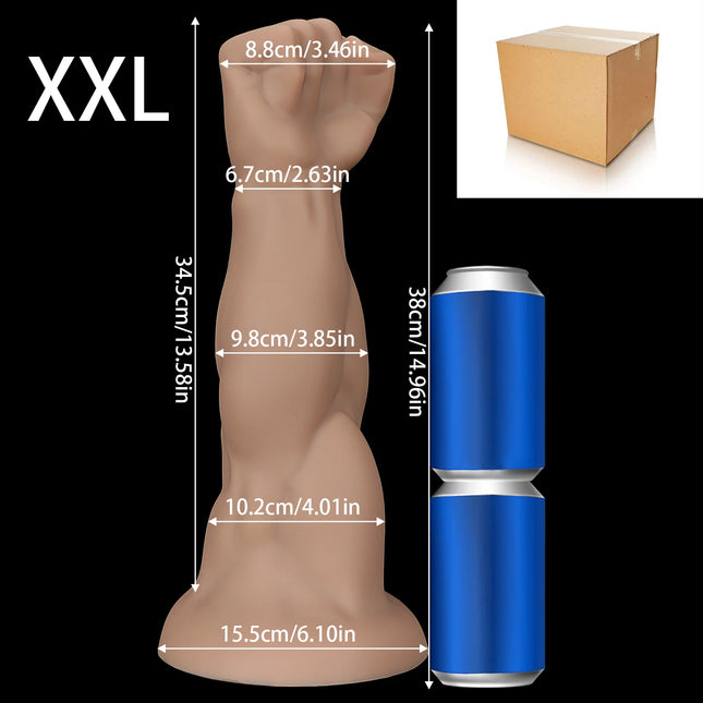 Realistic Fisting Anal Plug Huge Arms Fisting Butt Plug Prostate Massage Anal Training Dilator For Gay Men Women Adult Sex Toys