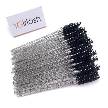 50/10 PCS/Pack Disposable Eyelash Swab Mini Individual Lash Applicators Mascara Brush Eyelashes Extension For Maquillaje Makeup