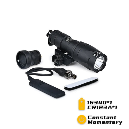 Surefire M300 M600 LED Tactical Flashlight Scout Light 20mm Picatinny Rail Compatible for Outdoor Hunting Airsoft Accessory