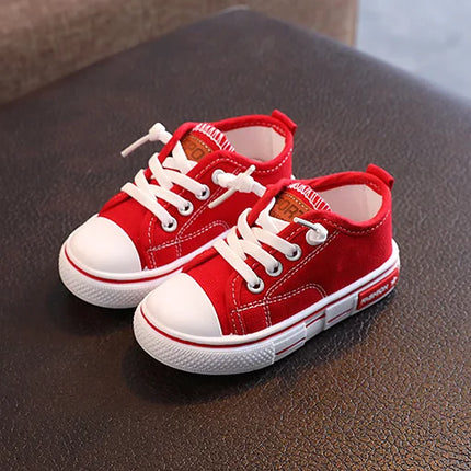 2025 New Children's Canvas Shoes Fashion Baby Board Shoes Girls' Breathable Single Shoes Boys' Casual Shoes
