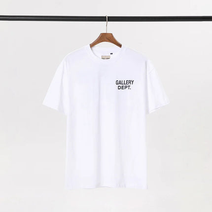 Classic  Color Letter Logo Print Loose ort Sve T-irt ex Youthful Cotton Summer Faion round Ne Top