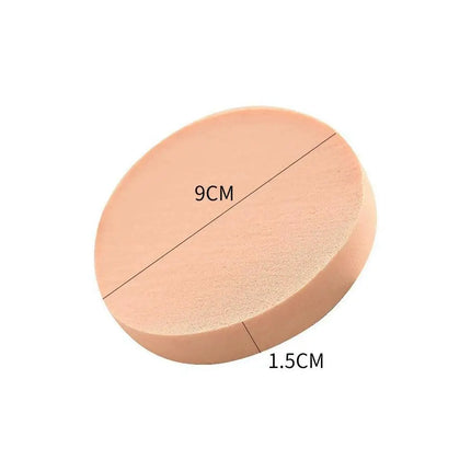 Large Round Makeup Sponge, Non-Latex Cosmetic Blender for Dry & Wet Use, Professional Foundation & Powder Puff, Makeup Tool