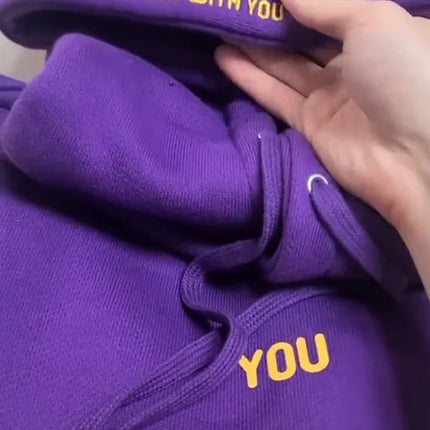 2024 Original  Hoodie Printed Seven With You 13 You Never Walk Alone Digital File Jimin Merch For Fans Card Purple Sweatshirt