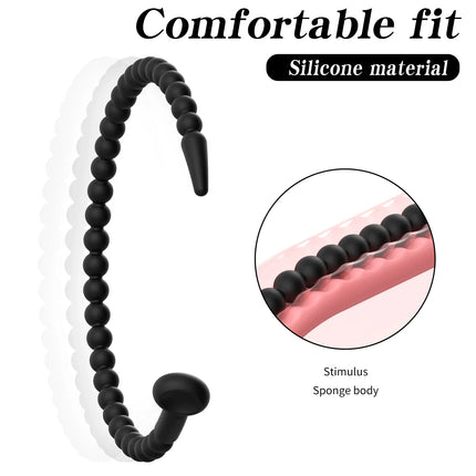 Graduated Urethral Dilator Set – 7 Sizes Soft Silicone Penis Sounding Rod for Men, Reusable Sound Trainer Adult Sex Toy