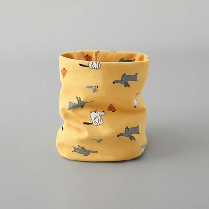0-12years Winter Kids Scarf Cotton Children Warmer Neck Scarf Baby Neckerchief Cute Scarf Soft Neck Collar Children´s Scarves