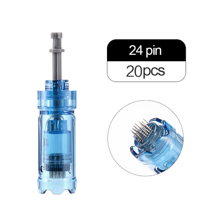 Dr. pen A9 M8S A8S A11 Needle Cartridge 10/20/40 pcs 12 Pin 18 Pin 24 Pin 36 Pin 42 Pin 3D 5D Round Nano Needle length 0.25 mm