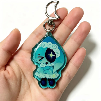 RBL X Cute World Acrylic Dandy Keychain Astro Sprout Cute Cartoon Bag Charm Kawaii Anime Pendant Gift for Game Fans