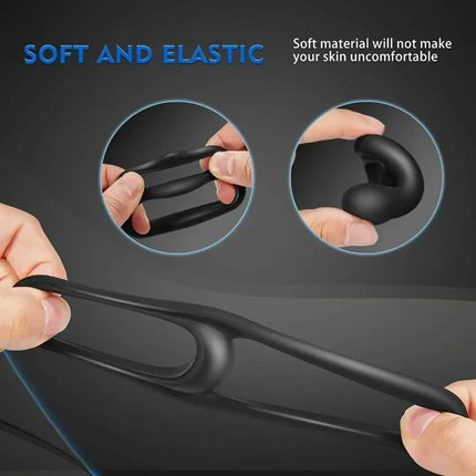Cock Rings Silicone Ball Stretcher Delay Ejaculation TPE Penis Ring for Men Sex Toys Adjustable Semen Lock Ring SM Penis Sleeve