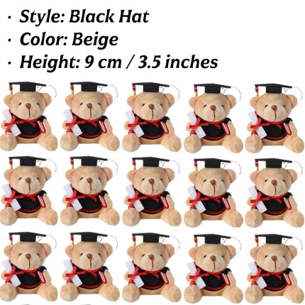 Graduation Bear Plush Gift Bulk 2026 Bear Stuffed Animal with Cards Graduation Cap Class of 2026 Presents for Kindergarten Eleme
