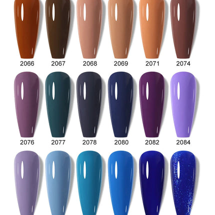 Clou Beaute 15ml HEMA TPO FREE Color Gel Nail Polish Nude Pink Red Green Collection Nail Gel Polish Glitter Soak Off UV LED Gel