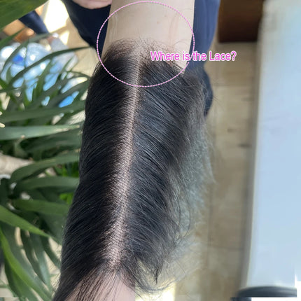Eva Hair HD Lace 2x6 HD Lace Closure Melt Skins Invisible HD Lace Frontal Only Straight & Body Wave Human Hair Closure For Women