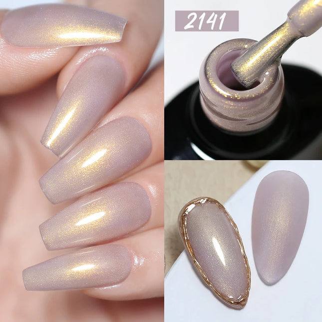 Arte Clavo Pearl Shiny Gel Nail Polish 10 Colors Manicure For Nails Soak Off UV LED Gel Nails Art Semi Permanent Gel Varnish