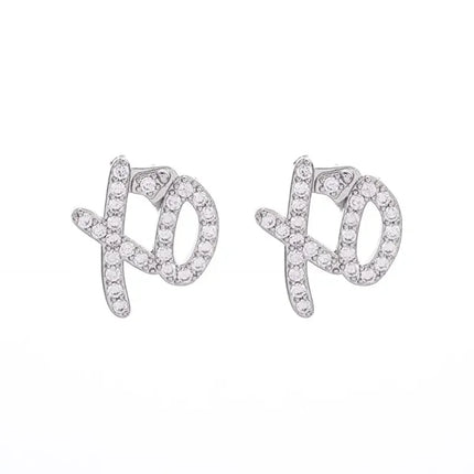 Hip Hop Ice Out Sparkling Round Inlaid Zircon Hypoallergenic Earrings for Men Women Fashion Cool Punk Rock Party Jewelry
