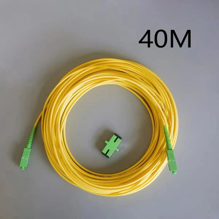 Fiber Optic Patch Cable 1.5M/2M/3M/5M/10M/15M/20M/30M/40M SC/APC-SC/APC Single Mode Extension Wire FTTH Cable Free Adapter