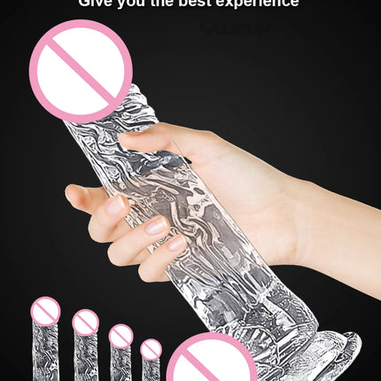 Cheap Realistic Big Dildo Women Erotic Anal Sex Toys Gay Clitoris Vaginal Masturbators 4 Sizes False Penis Dildos Sex Shop 18+
