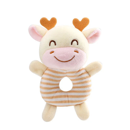 Newborn Baby Plush Stroller Toys Cartoon Animal Rattles Mobiles Hanging Bell Educational Hanging Toy Speelgoed
