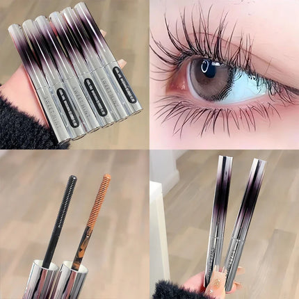 Black Metal Bar Type Head Mascara 3D Lengthens Eyelashes Extra Volume Waterproof Natural Lashes Female Makeup Korean Cosmetics