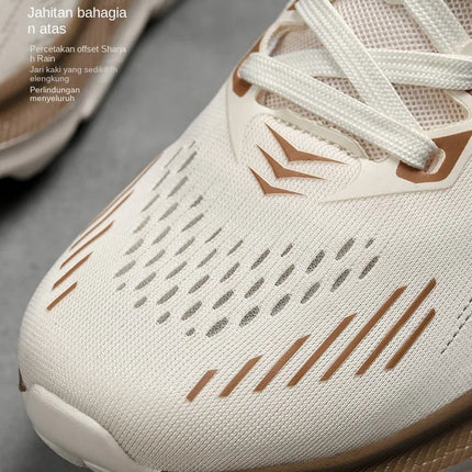 Men's Running Shoes Jogging Breathable Mesh Cushioning Non-Slip Outdoor Luxury shoes Couple Trainer Race Sneakers Off-road Shoes