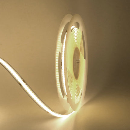 3AA Battery Box 5V COB Led Strip 8MM 320LEDs/M Warm Natural Cool White Flexible COB Strip Light for Bedroom Cabinet TV Backlight