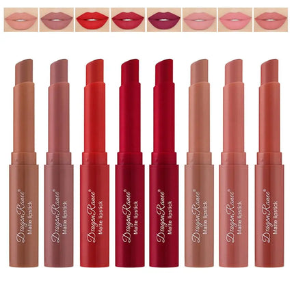 Matte Velvet Lipstick Waterproof Long-lasting Liquid Lipstick Women Smooth and Pigmented Non-Stick Moist Lip Tint