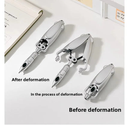Fun Squid Pen Press Type Ballpoint Pen with Deformation Tech Viral Stationery for Office School Use Gift