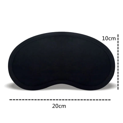 Cute Expression Black Blackout Eye Mask Women Girl Men Office Travel Essential Gift Unisex Funny Cartoon Nap Time Sleep Eye Mask