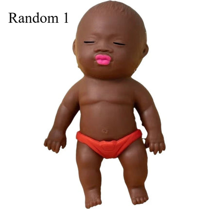 2026Creative decompression artifact Natasha doll TPR palm small doll slow rebound doll Heiwa decompression pinchmusicsquishy toy