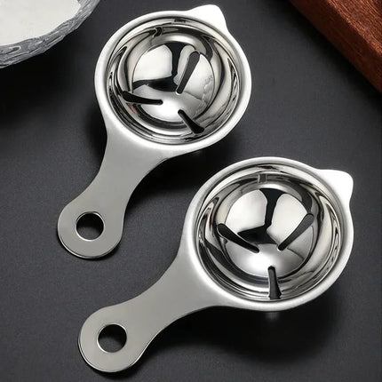 Egg Yolk Separator Stainless Steel Eggs White Filter Kitchen Gadgets Separating Funnel Spoon Divider Kitchen Utensils