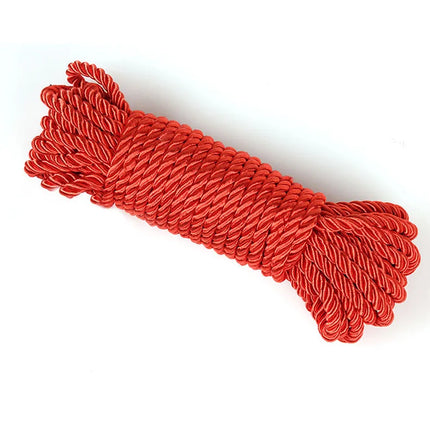 10M Soft BDSM Hemp Rope Comfortable Restraint Rope for Adult Role Play Cosplay Flirting Games Sensory Binding Tool for Couples