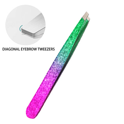 1/4PCS Eyelash Extension Tweezers Set Professional Stainless Steel Curved Tip Tweezers Pointed Tip Beauty Makeup Tool For Women