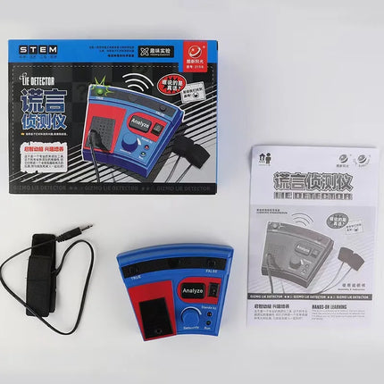 Lie Detector Electric Polygraph Test Finger Toy Party Game for Kids Adults Lie Detector Toys Social Game Funny Toys Kids Gifts
