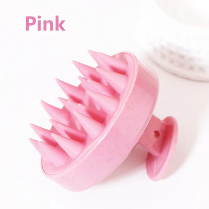 Hair wash brush, silicone scalp massage comb, soft body massage brush, beauty and hairdressing tool, shower SPA comb