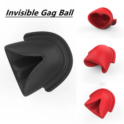 New Invisible Silicone Gag Ball Fixed Tongue Gag Ball Sm Bondage Erotic Games Props for Couples Adult Toys Erotic Products 18+