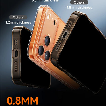 Joyroom Case For iPhone 17 Pro Max Case Crystal Transparent No Yellowing Lens Protection Cover For iPhone 16 15 Pro Max Case