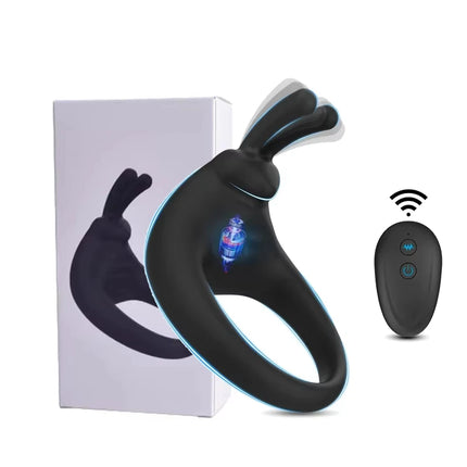 Penis Ring VIBRATEUR Wireless Remote Control Clitoris Stimulation Delay Ejaculation Enlargement Erection For Men