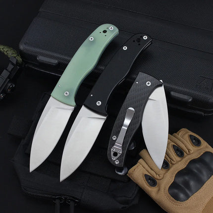C263 Pocket Folding Knife G10 Handle EDC Flipper Knives Multi Outdoor Camping Hunting Survival Sharp Knife for Men Jackknife