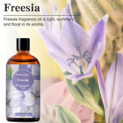 PHATOIL 100ml Aroma Fragrance Oil Fresh Linen Bubble Gum Baby Powder Angel Aromatherapy Essential Oils For Skin Candle Making