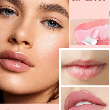 24PCS Flower and Fruit Lip Balm set moisturizes, improves lip condition and moisturizes Valentine's Day gift party gifts