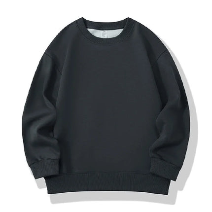Fashion Girls Boys Sweatshirts Clothing Autumn Solid Color Casual Long Sleeve Loose Tops Children's Clothes Teen 6 8 10 12 Years