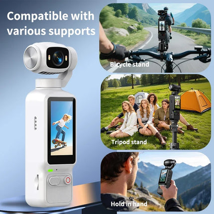 HD 4K Action Camera 180 Degree Rotatable For Vlog YouTube Tiktok Girls Record Life Video Recording Entry Portable Action Camera