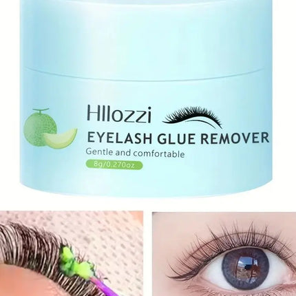 Formaldehyde - free Cantaloupe Eyelash Makeup Remover Cream. It can deeply, thoroughly and quickly remove eyelash glue.