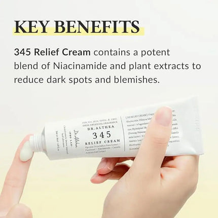 Original Korean Althea Skincare - 345/147 Antioxidant Relief Cream, REJU 5000 Cream, Address Blemishes, Brighten, Barrier Repair