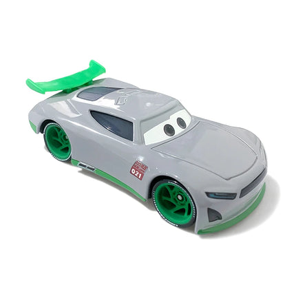Disney Cars Electroplated Golden Racing Car 1/55 Metal Die Casting Model Alloy Material Anime Figure Kids Toys Birthday Gifts