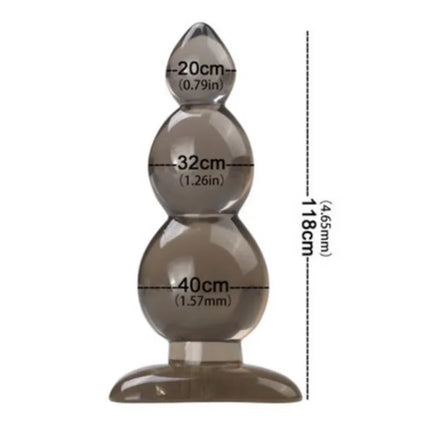 Anal Balls Anal Plug For Men and Women Anal Sex Toys Jelly Silicone Butt Plug