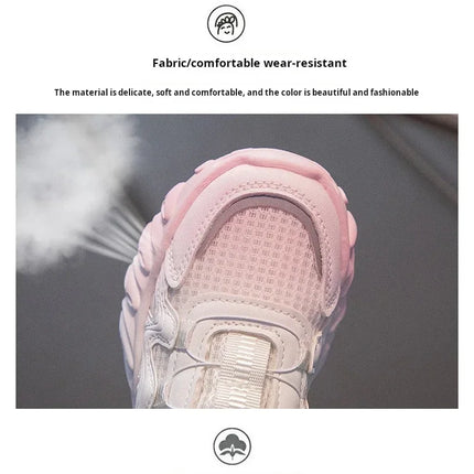 Children Sneakers Unisex Dad's Shoes Baby Boy Trainers Girls Shoes Clunky Sports Tennis Casual Flats Child Infant Footwear