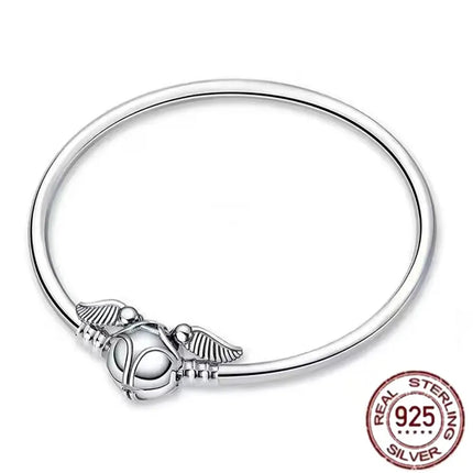 NEW 100% S925 pure silver Spider Man snake bone bracelet, suitable for original DlY bracelet, women's fashionable jewelry gift