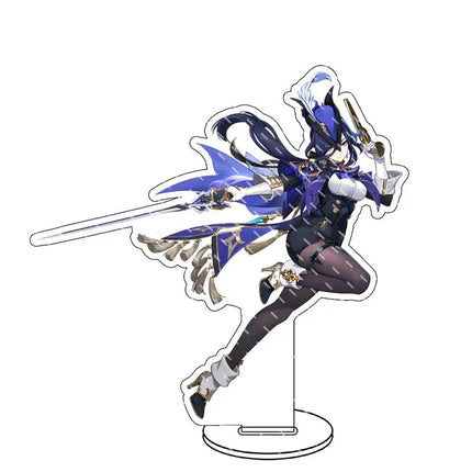 Genshin lmpact Anime Figure Acrylic Stand Lauma Flins Aino Ineffa Model Plate 1pc Desk Decor Standing Sign Game Fans Gifts Key