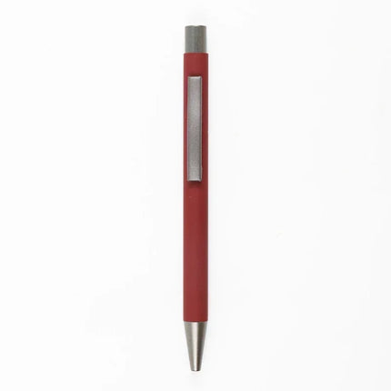 20-200 Pens Wholesale Metal Ballpoint Pen Advertising Pen Rubber Texture Custom Logo Text Laser Engraving Customizable Name Logo