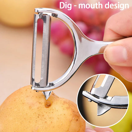 Stainless Steel Fruit Vegetable Tools Vegetable Peeler Potato Peeler Kitchen Accessories, Non-slip Handle SGGJ001