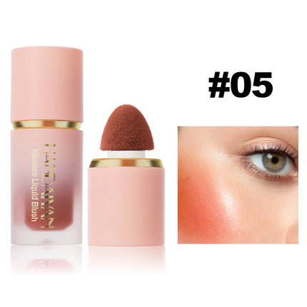 HANDAIYAN 6 Colors Liquid Matte Blush Highlighter Contouring Stick Special Contouring Multi-functional Makeup Cosmetic Blusher